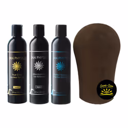 Tan Physics True Color Sunless Tanner with Tanning Mitt - Exfoliator Extender and Tanner All in One with Tanning Mitt by Sa ...