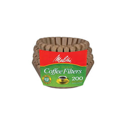 Melitta 62957 8 To 12 Cup Natural Brown Basket Coffee Filters 200 Count (Pack of 2)