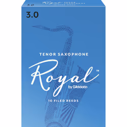 D'Addario Royal Tenor Saxophone 3.0, Filed reed, Tenor saxophone, Cane, 10 pc(s), Box