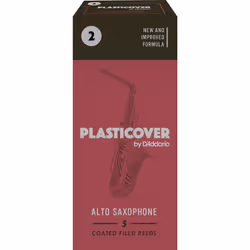 D'Addario Plasticover Alto Saxophone 2.0, Filed reed, Alto saxophone, Cane, Plastic, 5 pc(s), Box