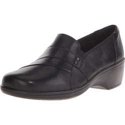 Clarks Women's May Marigold Slip-On Loafer  Black  6
