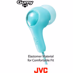 JVC Gumy Plus In-Ear Earbud Headphones with Microphone HA-FX65M Pink