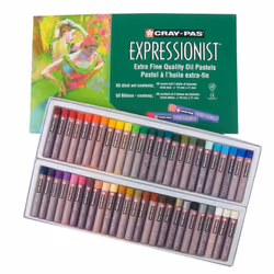 SAKURA Cray-Pas Expressionist Oil Pastel Set - Soft Oil Pastels for Ar