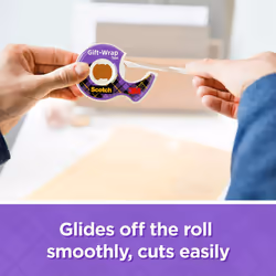 Scotch Gift Wrap Tape  3 Rolls  The Go-To Tape for the Holidays  3/4 x 300 Inches  Dispensered (311)