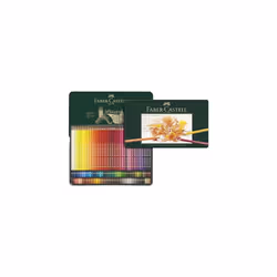 Faber-Castell Art & Graphic Polychromos Colour Pencil, Multicoloured, Tin Of 120, For Art, Craft,