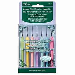 Clover Amour Steel Crochet Hook Set