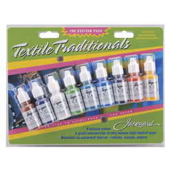 Jacquard Products Textile Traditionals Exciter Pack .5oz 9/Pkg-