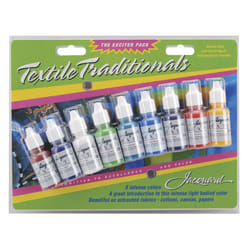 Jacquard Products Textile Traditionals Exciter Pack .5oz 9/Pkg-