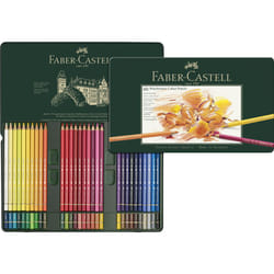 Faber-Castel 110060 Polychromos Colored Pencil Set In Metal Tin  60 Pi