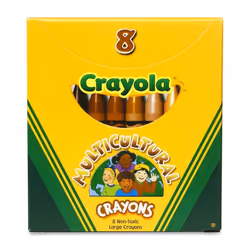 Crayola BIN52080W Multicultural Crayons