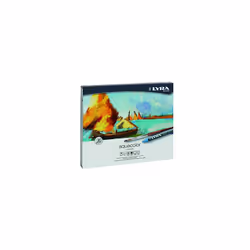 Lyra Aquacolor Wax Crayons - 24 Water Soluble Crayons for Professional