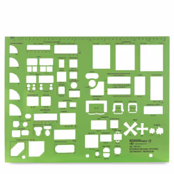 Alvin  TD7161  Kitchen  Bed  and Bath Template  Interior Design  8.5"" x 11"" x .030""