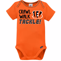 Gerber Unisex Baby NFL 3 Pack Short Sleeve Onesie Bodysuit  Team Color  18 Months