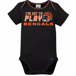 Gerber Unisex Baby NFL 3 Pack Short Sleeve Onesie Bodysuit  Team Color  18 Months