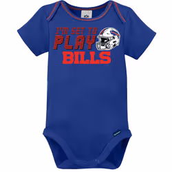 Gerber Unisex Baby Baby Boys NFL 3 Pack Short Sleeve Onesie Bodysuit  Team Color  6-12 Months