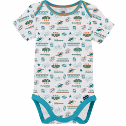 Gerber Unisex Baby Baby Boys NFL 3 Pack Short Sleeve Onesie Bodysuit  Team Color  3-6 Months