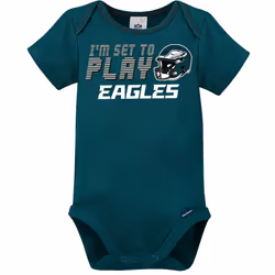 Gerber Unisex Baby Baby Boys NFL 3 Pack Short Sleeve Onesie Bodysuit  Team Color  18 Months