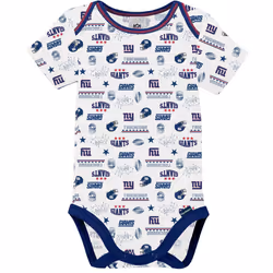Gerber Unisex Baby Baby Boys NFL 3 Pack Short Sleeve Onesie Bodysuit  Team Color  18 Months