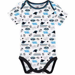 Gerber Unisex Baby Baby Boys NFL 3 Pack Short Sleeve Onesie Bodysuit  Team Color  0-3 Months