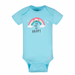 Gerber Baby 8-Pack Short Sleeve Onesies Bodysuits  Clouds  0-3 Months