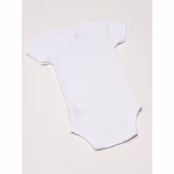 Gerber Baby 5-Pack Solid Onesies Bodysuits  White  0-3 Months