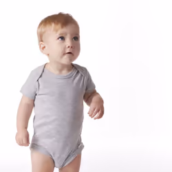 Gerber Baby 5-Pack Solid Onesies Bodysuits  Gray  6-9 Months