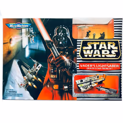 Star Wars Mirco Machines Darth Vaders Lightsaber/death Star Trench By Galoob