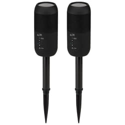 iLive ISBW240BDL ISBW240BDL Bluetooth Indoor and Outdoor Waterproof Speakers with Removable Stakes  2 Count  Black