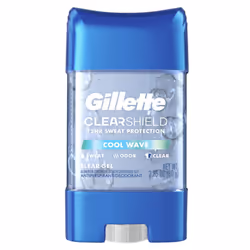 Gillette Antiperspirant and Deodorant for Men Clear Gel Cool Wave Scent 2.85 oz