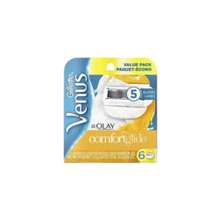 Gillette Venus ComfortGlide with Olay Womens Razor Blades  6 Refills