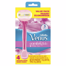 Gillette Venus ComfortGlide White Tea Scented Women's Disposable Razors  4 Count