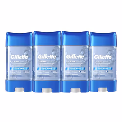Gillette Antiperspirant Deodorant for Men  Invisible Solid  Cool Wave  72 Hr. Sweat Protection  3.8 oz Pack of 4