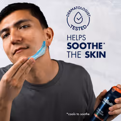 Gillette PRO Shaving Gel For Men Cools To Soothe Skin And Hydrates Facial Hair  7oz  ProGlide Sensitive 2 in 1 Shave Gel