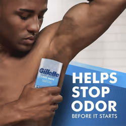 Gillette Antiperspirant and Deodorant for Men  72-Hour Sweat Protection  Clear Gel  Cool Wave Scent  3.8 oz (Pack of 4)