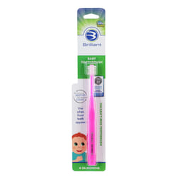 Brilliant Baby Toothbrush by Buddy  for Ages 424 Months  Micro Bristles Clean AllAround Mouth 1Count  Toddler Infant Toothbru