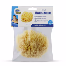 Baby Buddy Natural Wool Sea Sponge  Baby Bath Sponge  Soft on Tender S