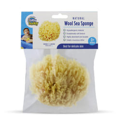 Baby Buddy Natural Wool Sea Sponge  Baby Bath Sponge  Soft on Tender S