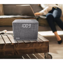 iHome Bluetooth Dual Alarm FM Radio Clock with Speakerphone and USB