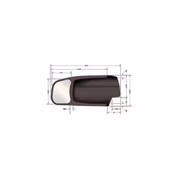 CIPA 11401 Dodge Driver Side Custom Towing Mirror