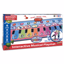 Bontempi Interactive Musical Playmat, Toy interactive musical mat, 3 yr(s), AA, Multicolour