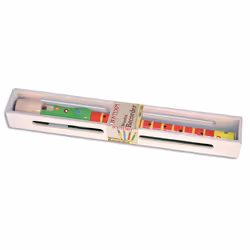 Bontempi Wooden Recorder, Baroque, Soprano/Descant, Wood, Multicolour, 2-piece, 323 mm