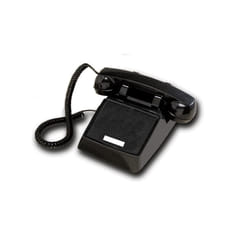 Cortelco 250000-VBA-NDL Black desk no dial