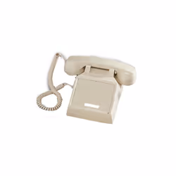 Cortelco 250044-VBA-NDL Ash desk no dial