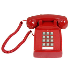 Cortelco 250047-VBA-20M Desk w/ Volume RED