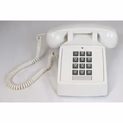 Cortelco 250015-VBA-20M Desk w/ Volume WHITE