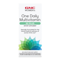 GNC Women's One Daily Multivitamin, 50 Plus, 60 Caplets