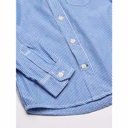 Tommy Hilfiger Boys' Long Sleeve Woven Button-Down Shirt  Tommy Stripe