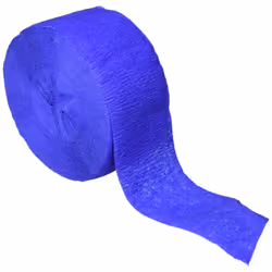 Premium Bright Royal Blue Crepe Paper Streamer - 81ft  1 Piece - Perfect for Birthdays  Weddings  and Events