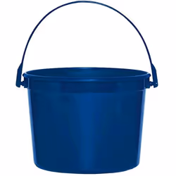 Amscan Royal Blue Plastic Bucket - 4 1/2 x 6 1/4 1 Pc.