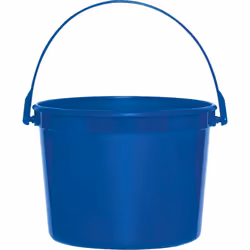 Amscan Royal Blue Plastic Bucket - 4 1/2 x 6 1/4  1 Pc.